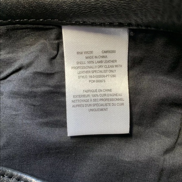 Current/Elliot 25 leather black pants Stiletto - Picture 4 of 7